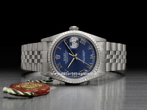 rolex datejust 16220 jubilee quadrante blu|rolex datejust review.